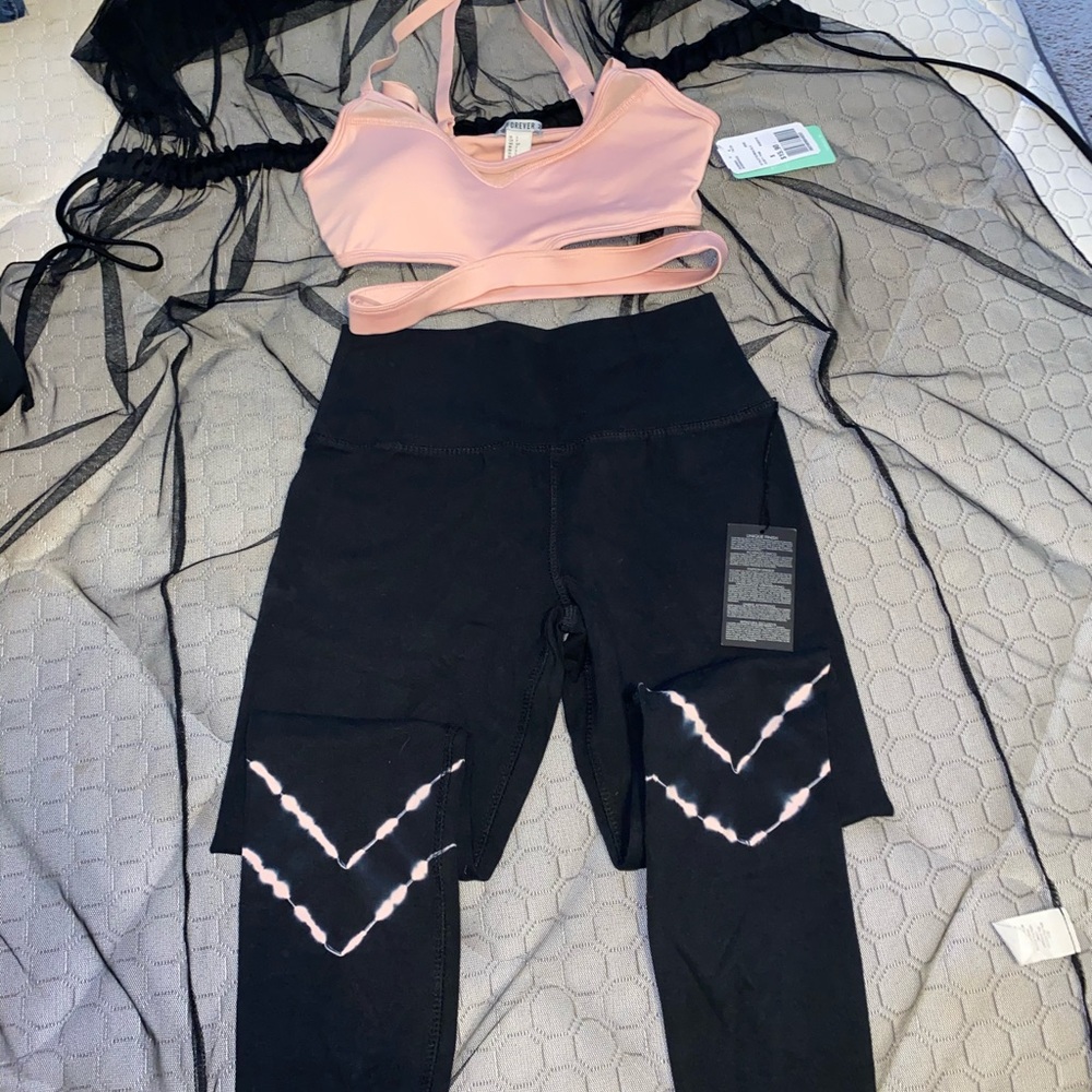 Two piece workout suit